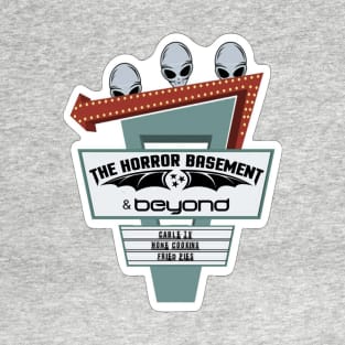 The Horror Basement & Beyond Alien Logo T-Shirt